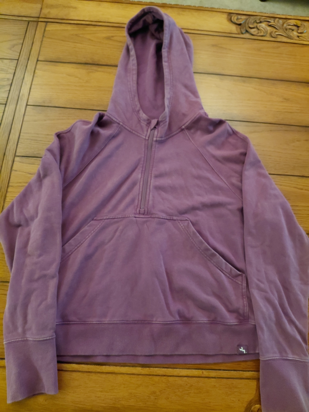 JoyLab Mauve Purple Half-Zip Hoodie Sweatshirt